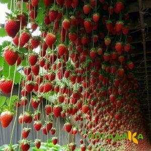 Клубника ампельная Анастасия купить по цене от 370р. в интернет-магазине «Посадика» с доставкой почтой в в Краснозаводске и по всей России – [изображение №1].