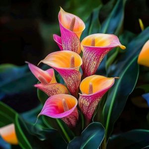 Калла Оникс купить по цене от 450р. в интернет-магазине «Посадика» с доставкой почтой в в Краснозаводске и по всей России – [изображение №1].